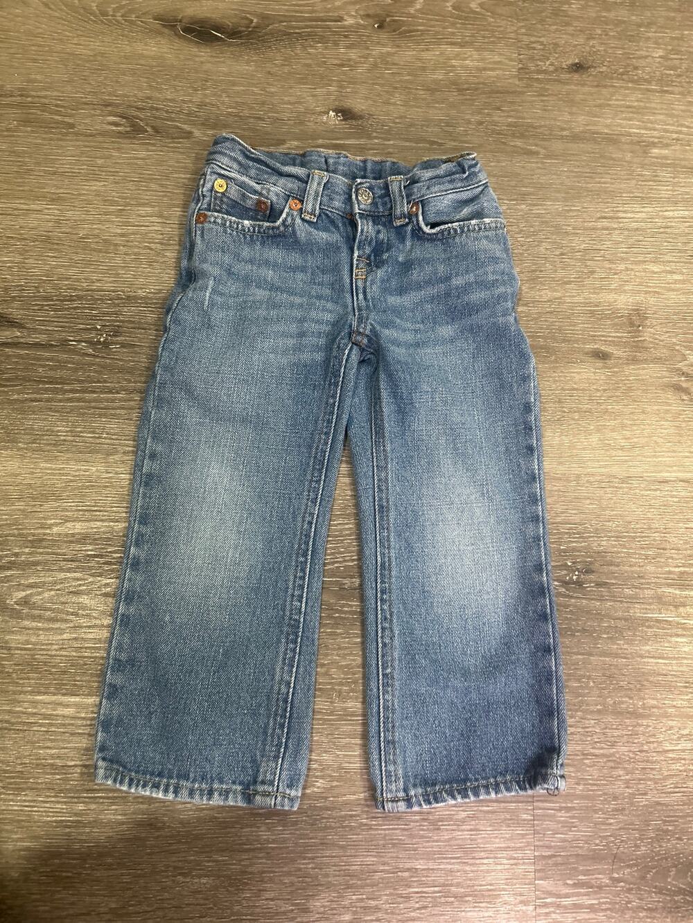 Polo Ralph Lauren Toddler Boys Jeans Size 3T Straight Blue Medium Wash Egypt